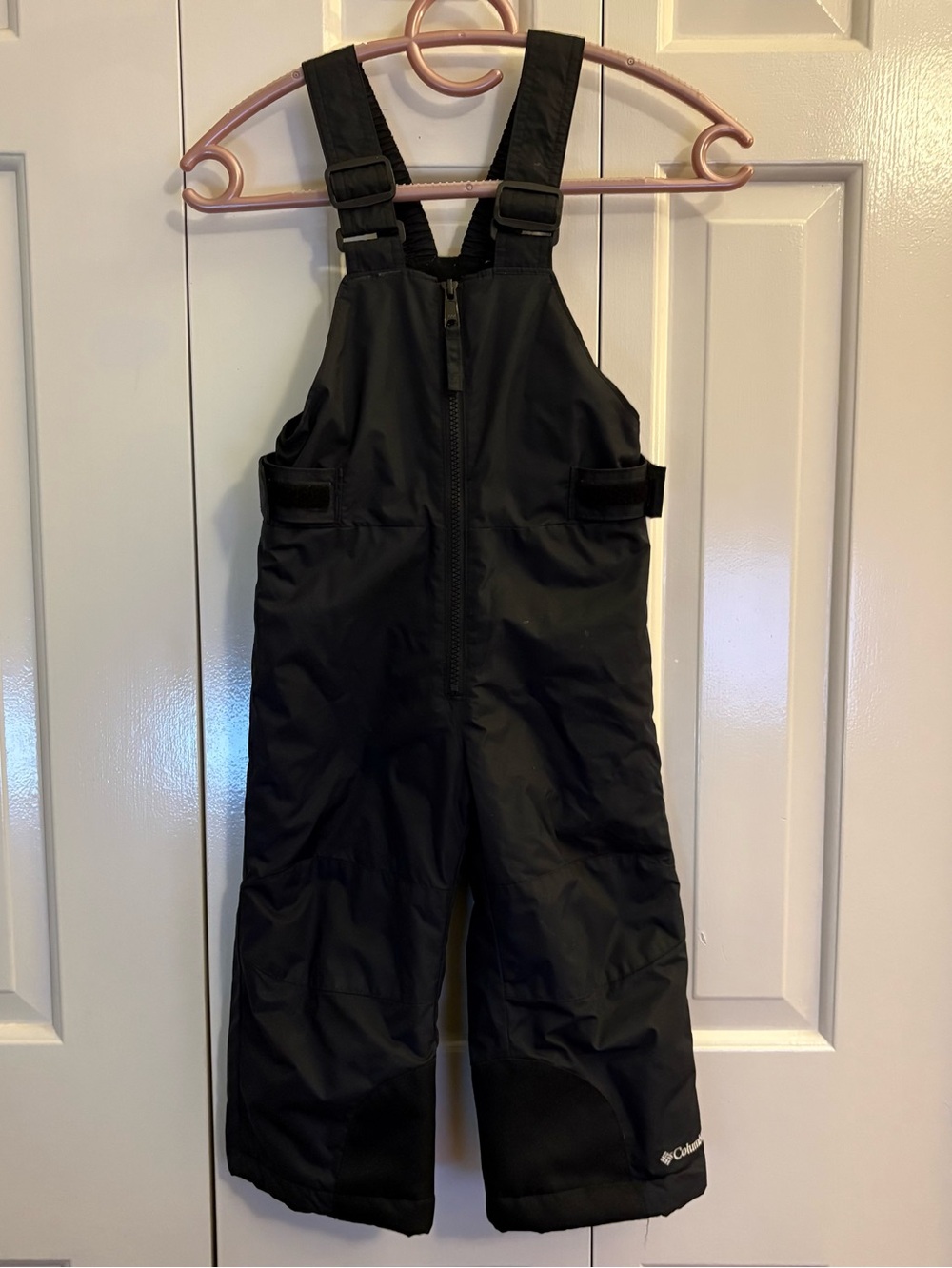 Columbia Toddler Black Snow Ski Bibs Pants Overalls Boys Size 3T Omni-Shield
